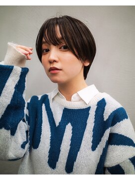 ギークス(GEEKS) 【GEEKS渋谷】グレージュ/大人ショート/ニュアンスカラー/透明感