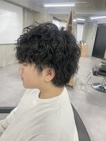 リベルテ 上板橋(liberte) 波スパイラルパーマ×襟足残しマッシュ【上板橋】