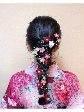 メゾンドムニ 恵比寿(Maison de MUNi) 黒髪ヘアセット