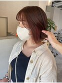 ピンクベージュ/インナーカラー　【荒田・騎射場】