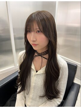 トッカ ヘアアンドトリートメント バイ リウム(tocca hair&treatment by Rium) 《韓国ヘア》艶感オリーブカラー×韓国風顔周りエギョモリ