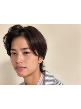 似合わせのプロが計算されたバランスで創るメンズカット×メンズパーマ好評![神戸元町/men's/眉毛/学割U24]