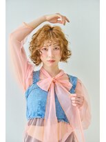 アトラ ハッピーヘアライフ 昭和町店(attra happyhairlife)&nbsp;ミディアムパーマ/コテ巻風パーマ/くせ毛風パーマ/大人ボブ