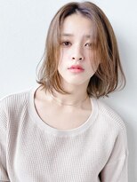 ケーツー エソラ池袋店(K-two) ヘルシー大人ボブ*ミディアムボブ*顔周りカット*ベージュカラー