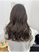 シルバーカラーハイライト☆前髪インナーあり☆　　大館美容室