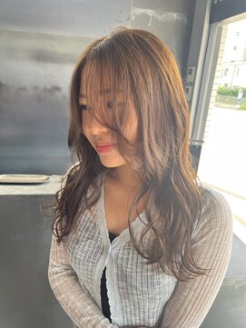 リンダイーロ(Linda Hiro) 【札幌円山】ロングレイヤー/シアーベージュ/Aujua