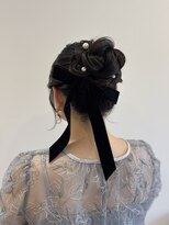 レンジヘアー(lange hair)&nbsp;お団子スタイル