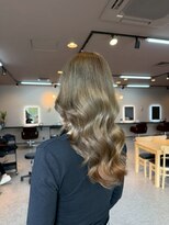 パーミルヘアーピピ(permille hair pipi) ロング×オリーブベージュ