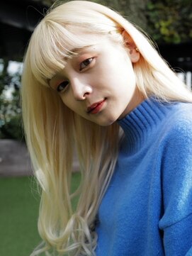 アレンヘアー 武庫之荘店(ALLEN hair) #ホワイトブロンド#ホワイトミルクティーブロンド