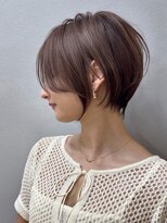 アマレット(Amaretto)&nbsp;30代40代・襟足すっきり小顔ショートボブ・白髪ぼかしハイライト