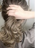 赤味なしミルクティーバレイヤージュ