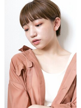 メルト 吉祥寺(melt) 耳かけ大人かわいいマッシュショート 小顔 透明感シアーベージュ