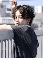 ロアー 葛西店(RAWR hair) 【RAWR】濡れ髪ウザバング_ハンサムショート