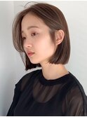 20代30代おすすめ柔らかボブ/ショコラアッシュ/ヘルシースタイル