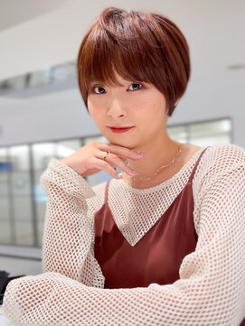 エアー 横浜(AIR) 【長谷川】マッシュショートココアベージュ