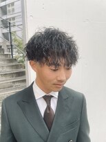 メリケンバーバーショップ フクオカ(MERICAN BARBERSHOP FUK)&nbsp;ツイストスパイラルパーマ