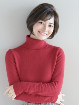 アフロート ギンザ(AFLOAT GINZA) 【小鳥居】シルキーベージュ大人可愛いボブショート前上がりボブ