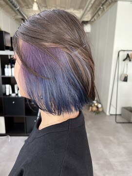 ルーツ ヘア デザイン(roots hair design) 西区新町美容室★roots★インナーカラー★イヤリングカラー