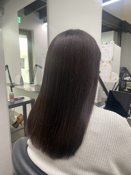 イレス 札幌円山店(IRESU) ドレスヘア/ショコラアッシュ/縮毛矯正・ストレート