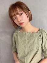 アイユー(ii+U)&nbsp;ボブ　カーキベージュ　ニュアンスカラー