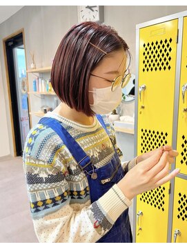 ナループロア ハチ(Nalu pu loa hachi) ボブ/切りっぱなしボブ/ミニボブ/渋谷/カットが上手い