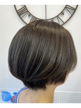 インパークス 町屋店(hair stage INPARKS) ショートボブ/オリーブカラー/ハイライト