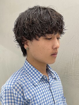 フィフス 栄(fifth) 無造作パーマニュアンスパーマメンズマッシュ束感名古屋栄