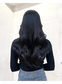 イヤリングカラーインナーカラーハイライトカラーレイヤーカット