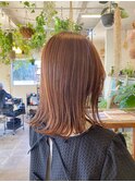 軽めの外ハネミディ