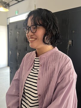 ヘアーアイストゥーレ(HAIR ICI TRE) ボブパーマ　癖毛パーマ　担当東川内遥