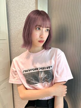 天神美容室 天神美容室×ブリーチ×ピンクカラー