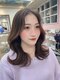 リラ(F-LILA)の写真/【吉田】長さはそのままでOK！「分け目をかえる」「前髪を作る」だけで、"新しい自分"が見つかる♪