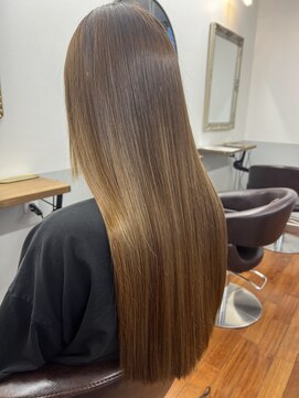 スキル 水戸(SKILL) 髪質改善ストレート/ニュアンスカラー