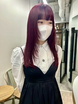 ヌープヘアーアイス(NUUP.hair ici) ブリーチなし暖色カラー