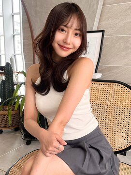 アンジェリカ 京都駅前店(ANGELICA JR) ANGELICA 艶髪 モカブラウン ぱっつん前髪