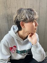 カーニー 上野(kearny)&nbsp;バレイヤージュカラー/センターパート/カルマパーマ