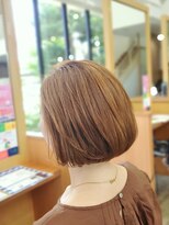 アン アオヤマ(Ann AOYAMA)&nbsp;たっぷり丸みBOB／ベージュカラー