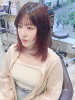 ファースト 仙台店(first) ハッシュカット×ラベンダー