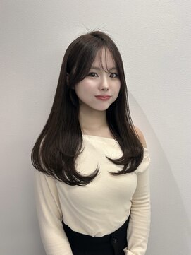 ハピネス 梅田茶屋町店(HAPPINESS) レイヤーカット/ブリーチなしカラー/髪質改善トリートメント