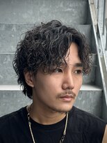 ネクストメンズ 表参道(NEXT men's)&nbsp;MEN’S HAIR/サーフカール/刈り上げセンターパート