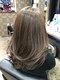 サロンドジュネ(salon de JUNE)の写真/髪や頭皮に優しいカラー[INOAオイルグロスカラー］導入！極上の艶感と質感でグレイカラーもツヤツヤに♪