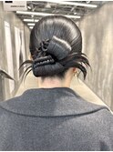 ヘアセット 結婚式ヘア 個性派ヘア お呼ばれヘア カチモリ 原宿