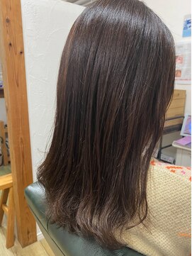 ヘアアトリエ ナイン 岡部店(hair atelier nine) ヘッドスパ/チェリーレッド/ハイレイヤーウルフ/髪質改善/福島市