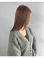 ヘアーメイク ラグズ(Hair Make Luxtz) ミルクティーベージュ/ハイトーン/ベージュカラー大人ガーリー