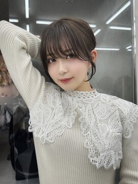 ロンドウル 熊本(Lond ulu) ●韓国へア/ブリーチなし/顔周りカット／ダブルカラー/レイヤー/