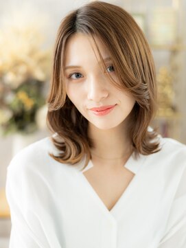 カバーヘア ブリス 北浦和(COVER HAIR bliss) カーテンバングくびれひし形ハッシュカットh4北浦和20代30代40代