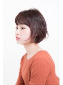 顔周りのナチュラルデザインショート