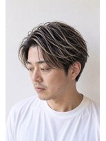 ウル(ulu) 名東区 メンズヘア カット メンズ白髪ぼかし ハイライト