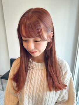 プリームヘアーホワイト(Pleame hair WHITE) ハイトーンオレンジ