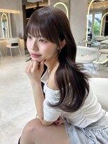 ロンドシエル 横浜(Lond ciel)&nbsp;ダークラベンダー/くびれレイヤー/韓国巻き/顔周りカット/横浜